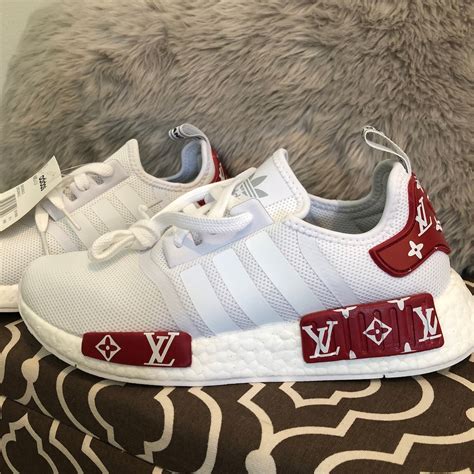 white gucci adidas nmds|Adidas white NMD women.